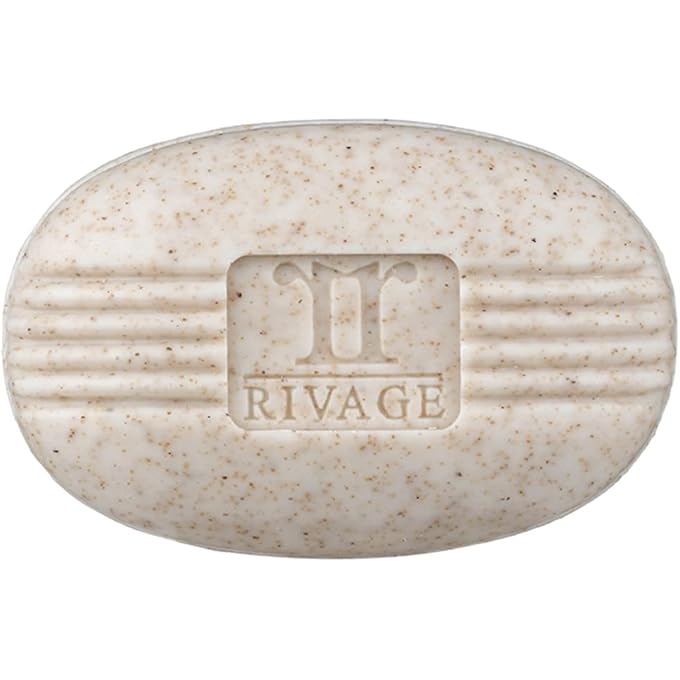RIVAGE NATURAL DEAD SEA MINERALS Bar Soap (EXFOLIANT) ENHANCED with DEAD SEA SALT 100gVEGAN FRIENDLY, NO ANIMAL TESTING, NO HARSH CHEMICALS - Image 1